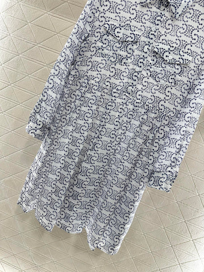 C*♥2025 new product Printed silk dress