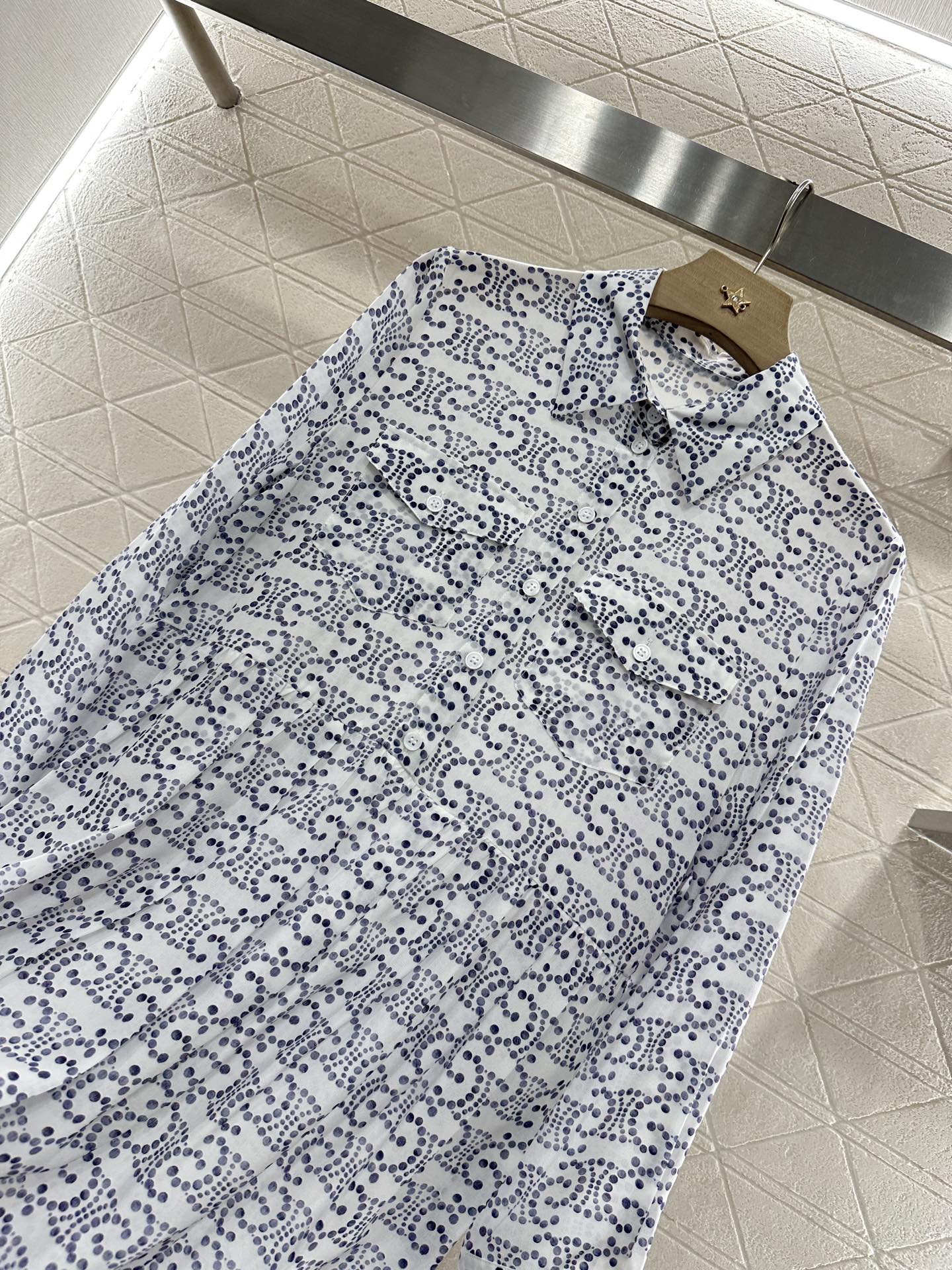 C*♥2025 new product Printed silk dress