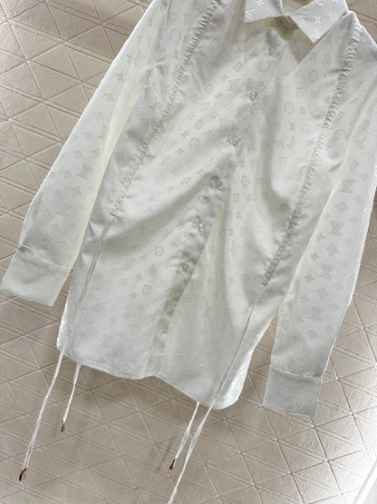 Louis *♥2025 new product Long-sleeved shorts suit
