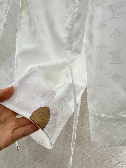 Louis *♥2025 new product Long-sleeved shorts suit