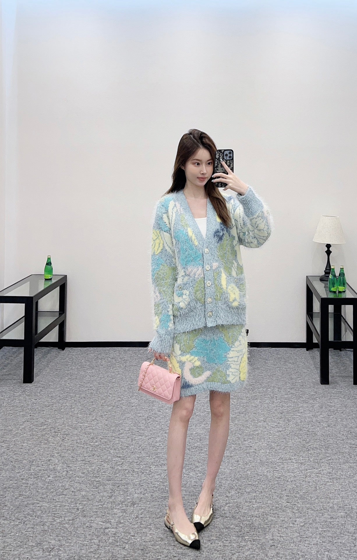 C*♥2025 new products Cardigan and skirt set