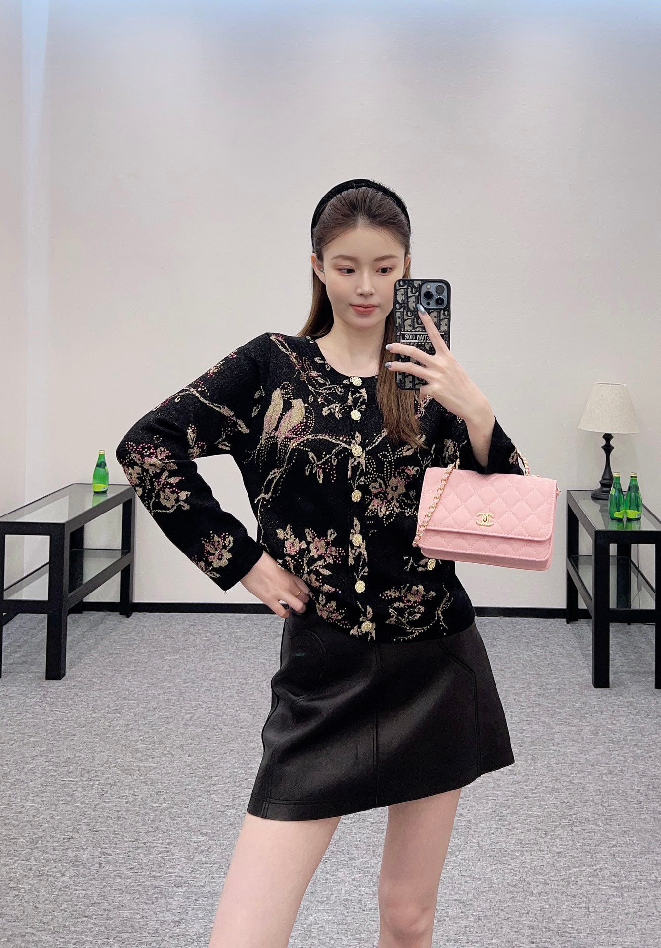 C*♥2025 new product Hot diamond knitted cardigan