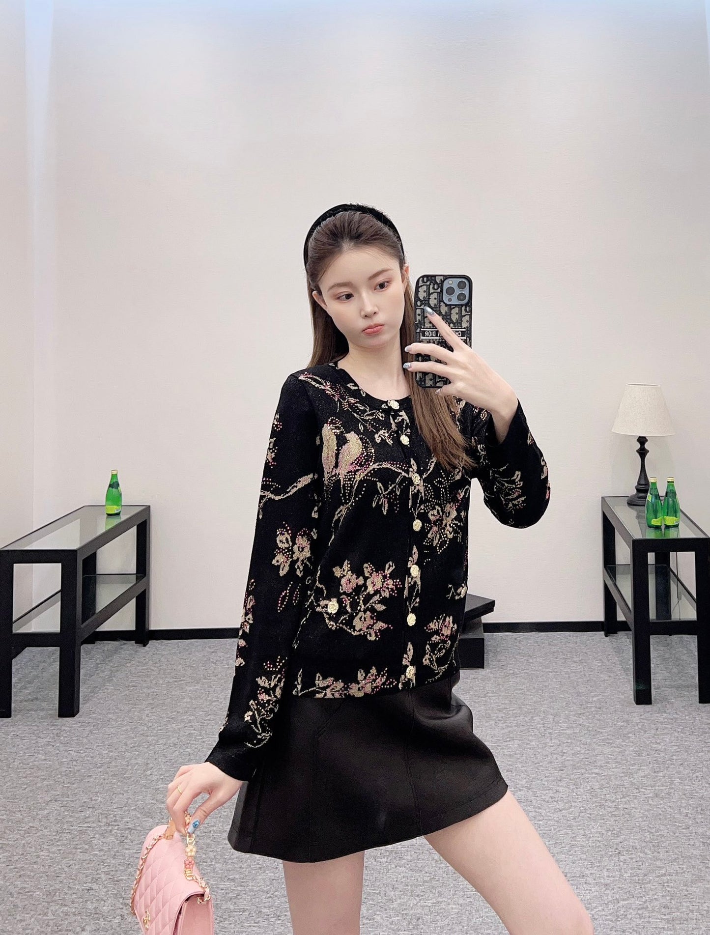 C*♥2025 new product Hot diamond knitted cardigan