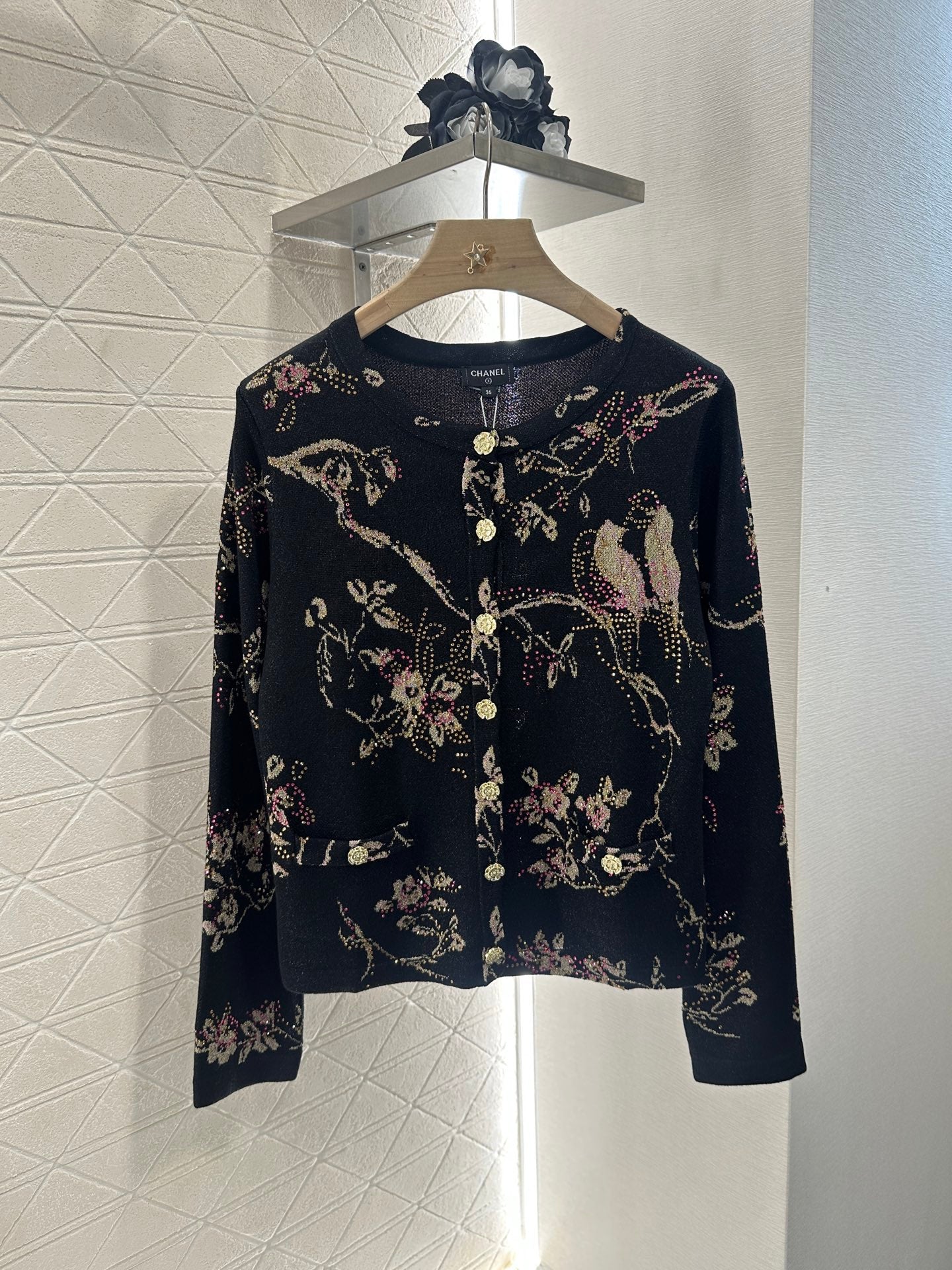 C*♥2025 new product Hot diamond knitted cardigan