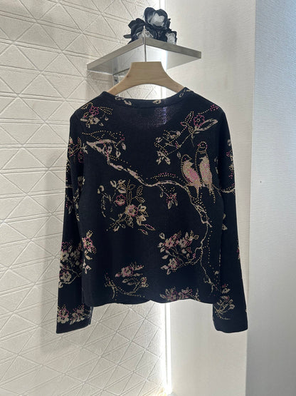 C*♥2025 new product Hot diamond knitted cardigan