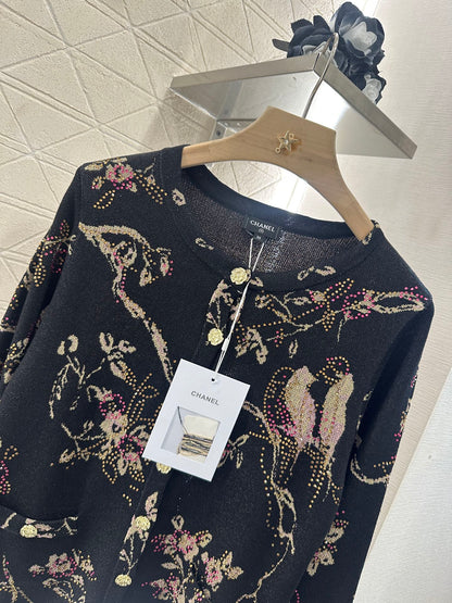 C*♥2025 new product Hot diamond knitted cardigan