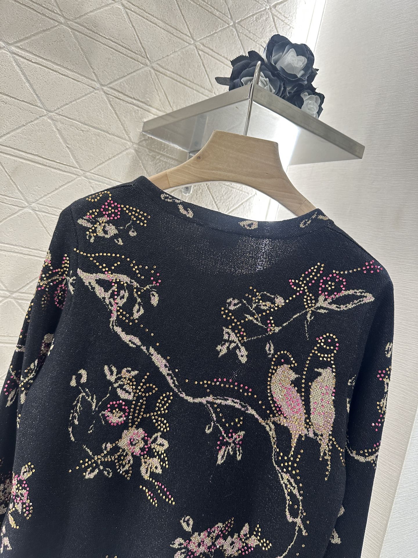 C*♥2025 new product Hot diamond knitted cardigan