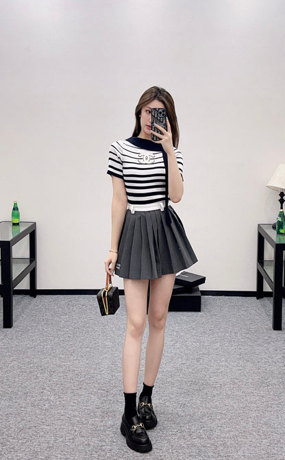 C*♥2025 new products Knitted short sleeves