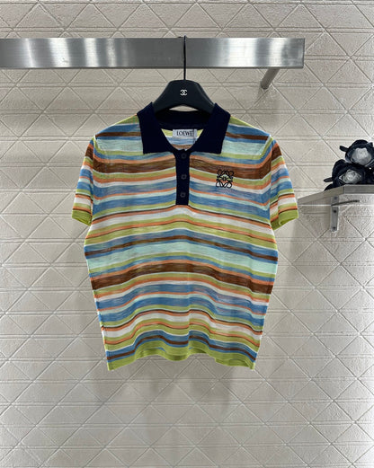 L*♥2025 new product Knitted short sleeves