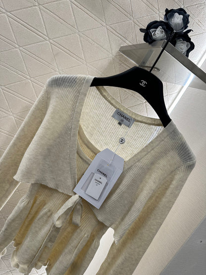 C*♥ new product Two-piece suspender cardigan set