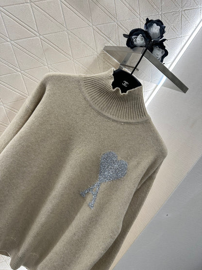 A*♥2025 new product Heart knitted sweater
