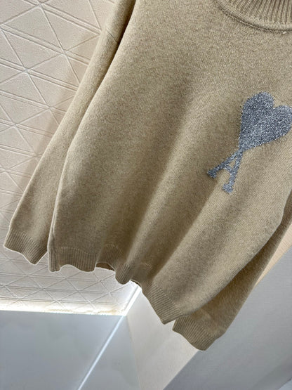 A*♥2025 new product Heart knitted sweater