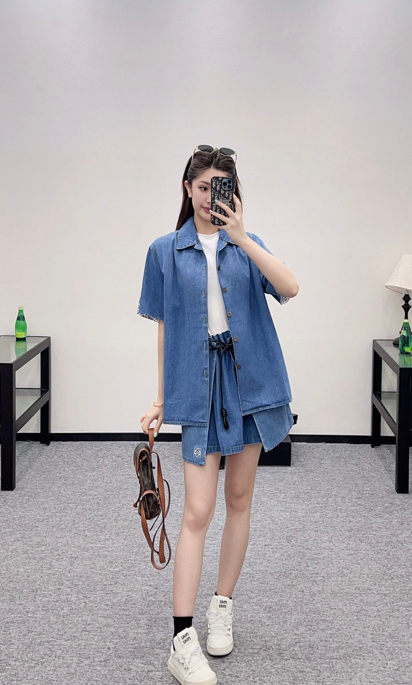 L*♥2025 new product Shirt and skirt set