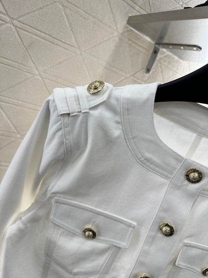 B*♥2025 new product Denim jacket and skirt set