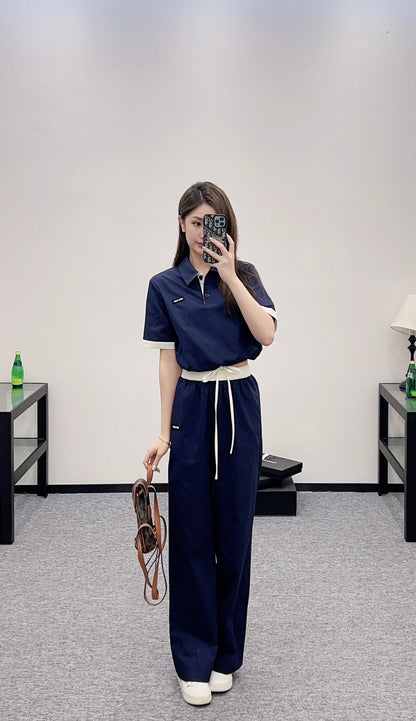 Mi*mi*♥New product Short-sleeved top and pants set