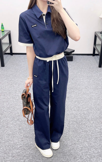 Mi*mi*♥New product Short-sleeved top and pants set