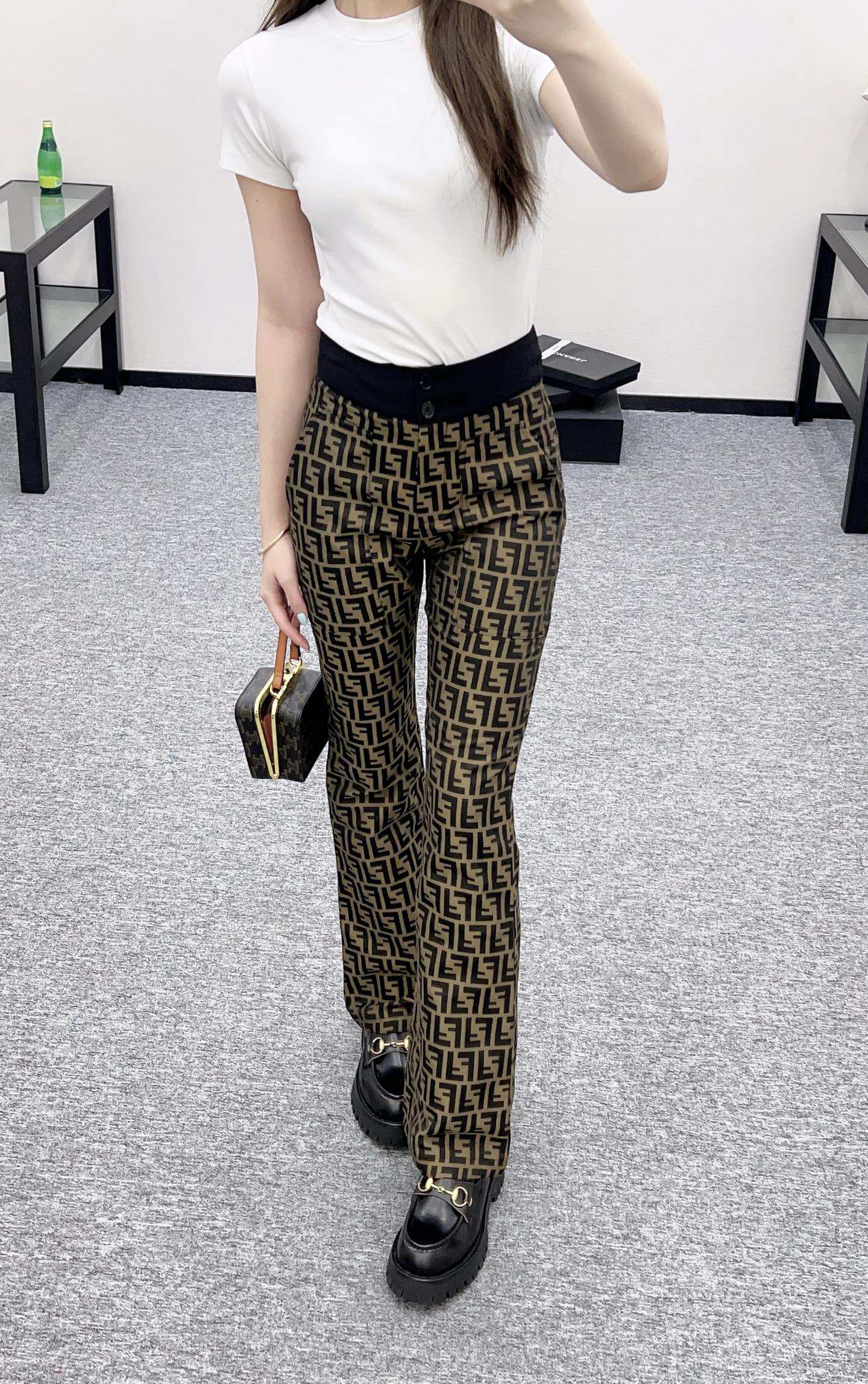 F*♥2025 new product Flared trousers