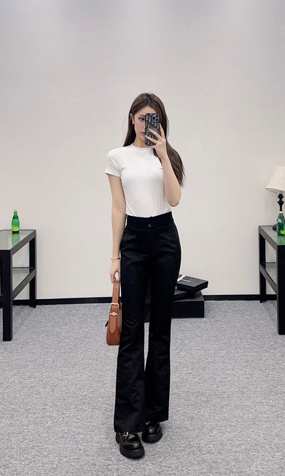F*♥2025 new product Flared trousers