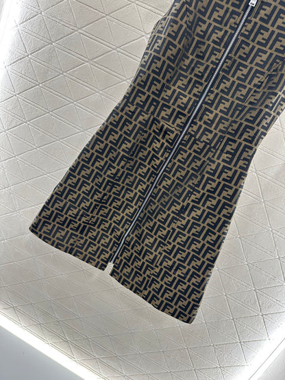 F*♥2025 new product Jacquard vest dress