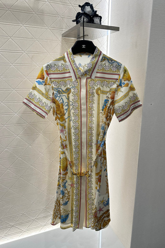 V*♥2025 new products Printed dress