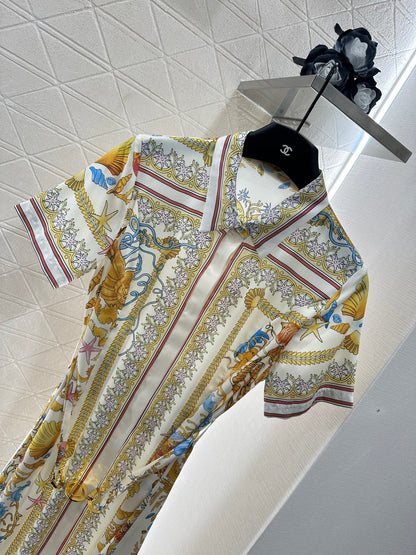 V*♥2025 new products Printed dress