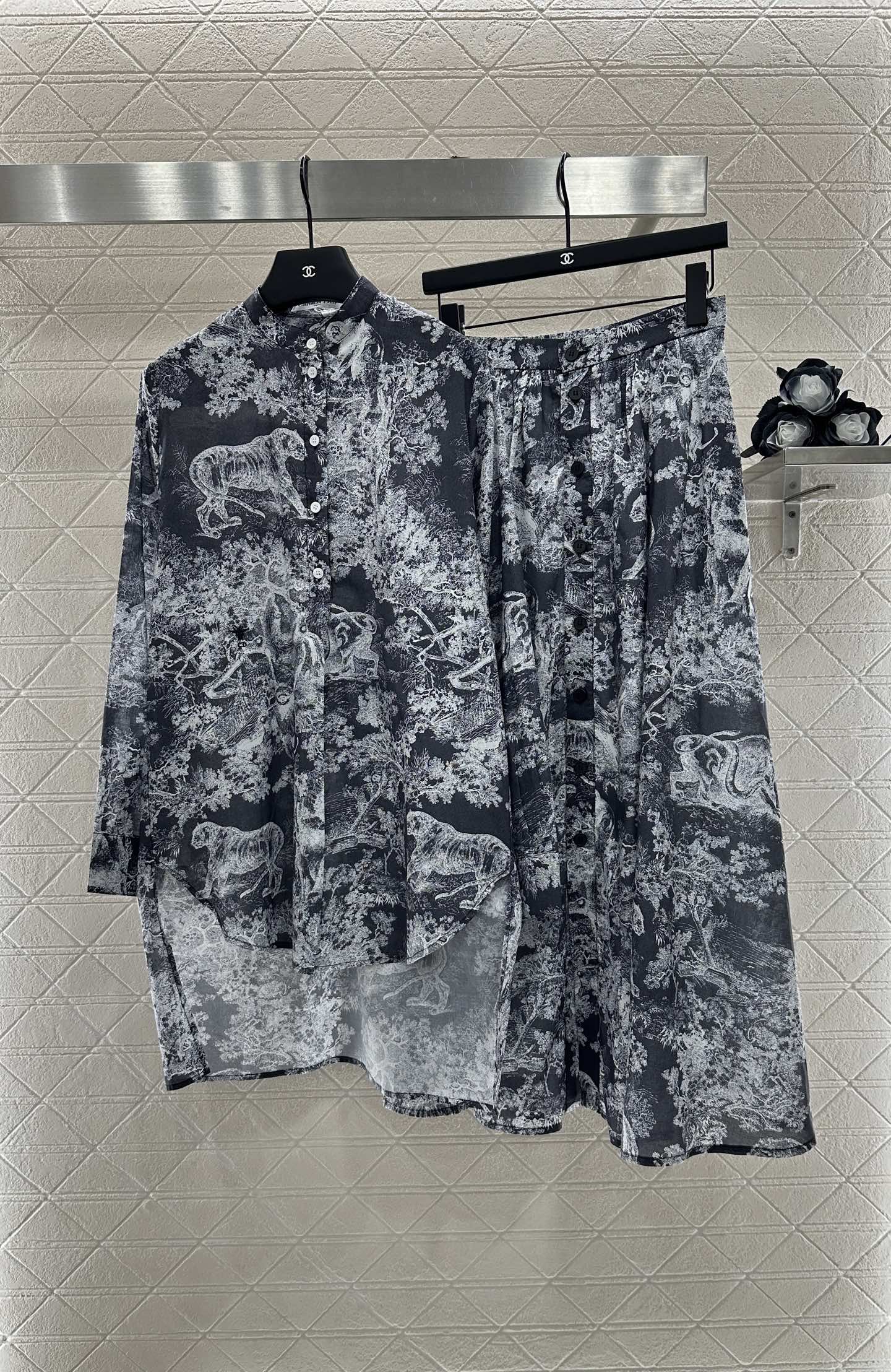 D*♥2025 new product Long shirt and skirt suit