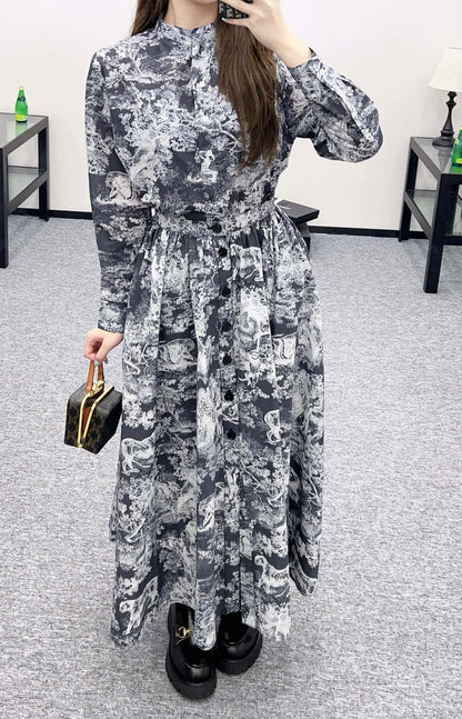 D*♥2025 new product Long shirt and skirt suit