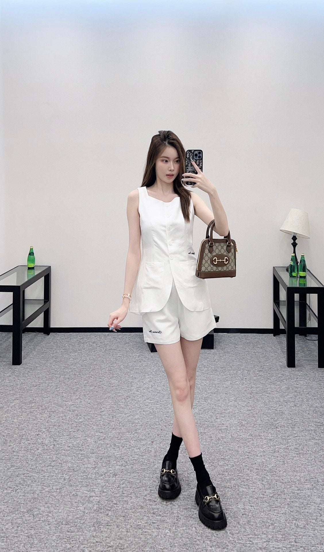 D*♥2025 new products Vest shorts set