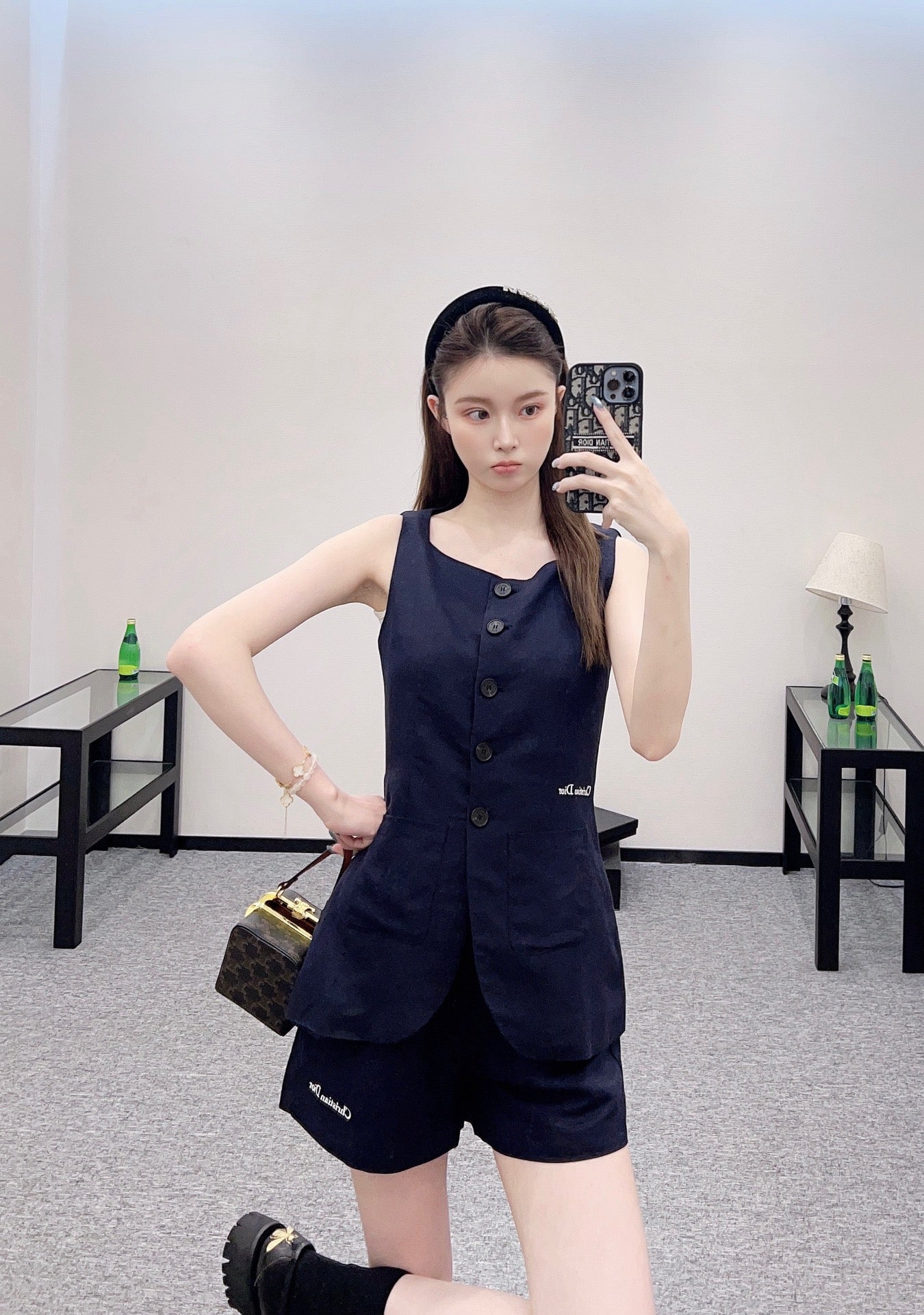 D*♥2025 new products Vest shorts set