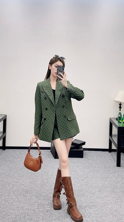 G*♥2025 new products Suit jacket and shorts set