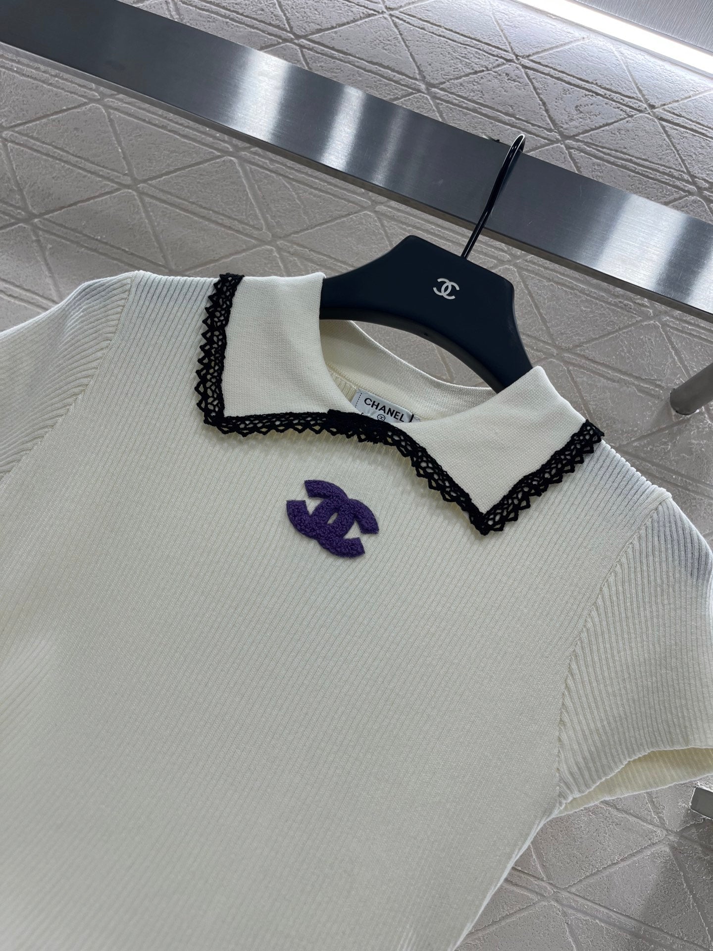 C*♥2025 new product Hollow knitted short sleeves