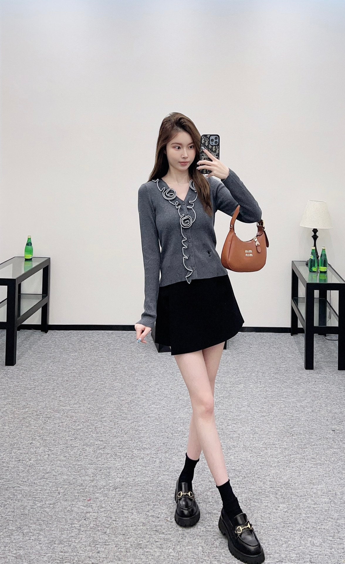 D*♥2025 new product Flower knitted cardigan