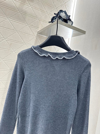 D*♥2025 new product Flower knitted cardigan