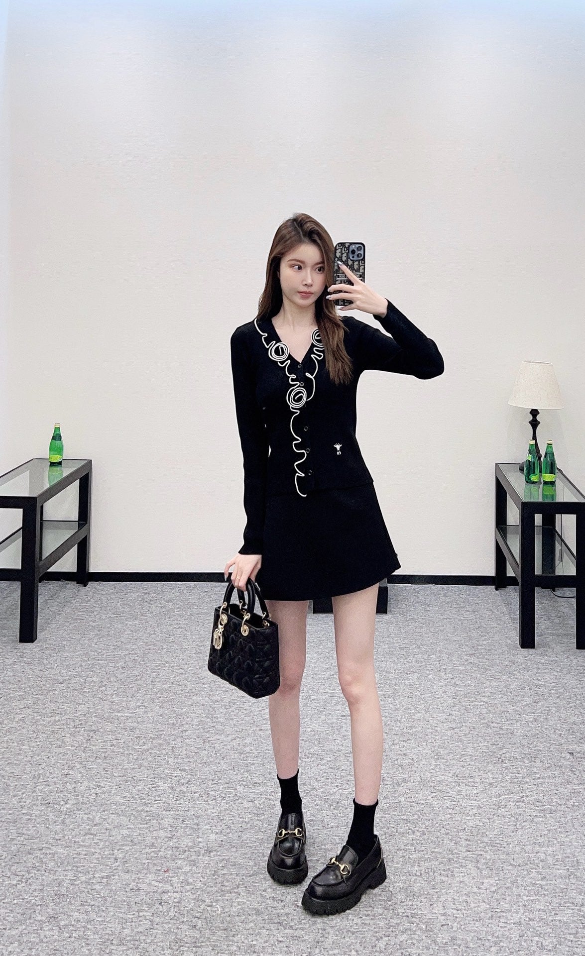 D*♥2025 new product Flower knitted cardigan