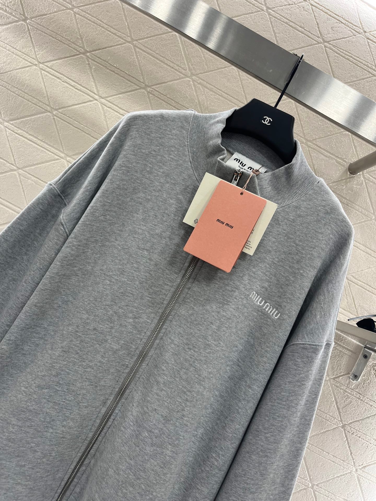 Mi*mi*♥2025 new product Drawstring sweater jacket