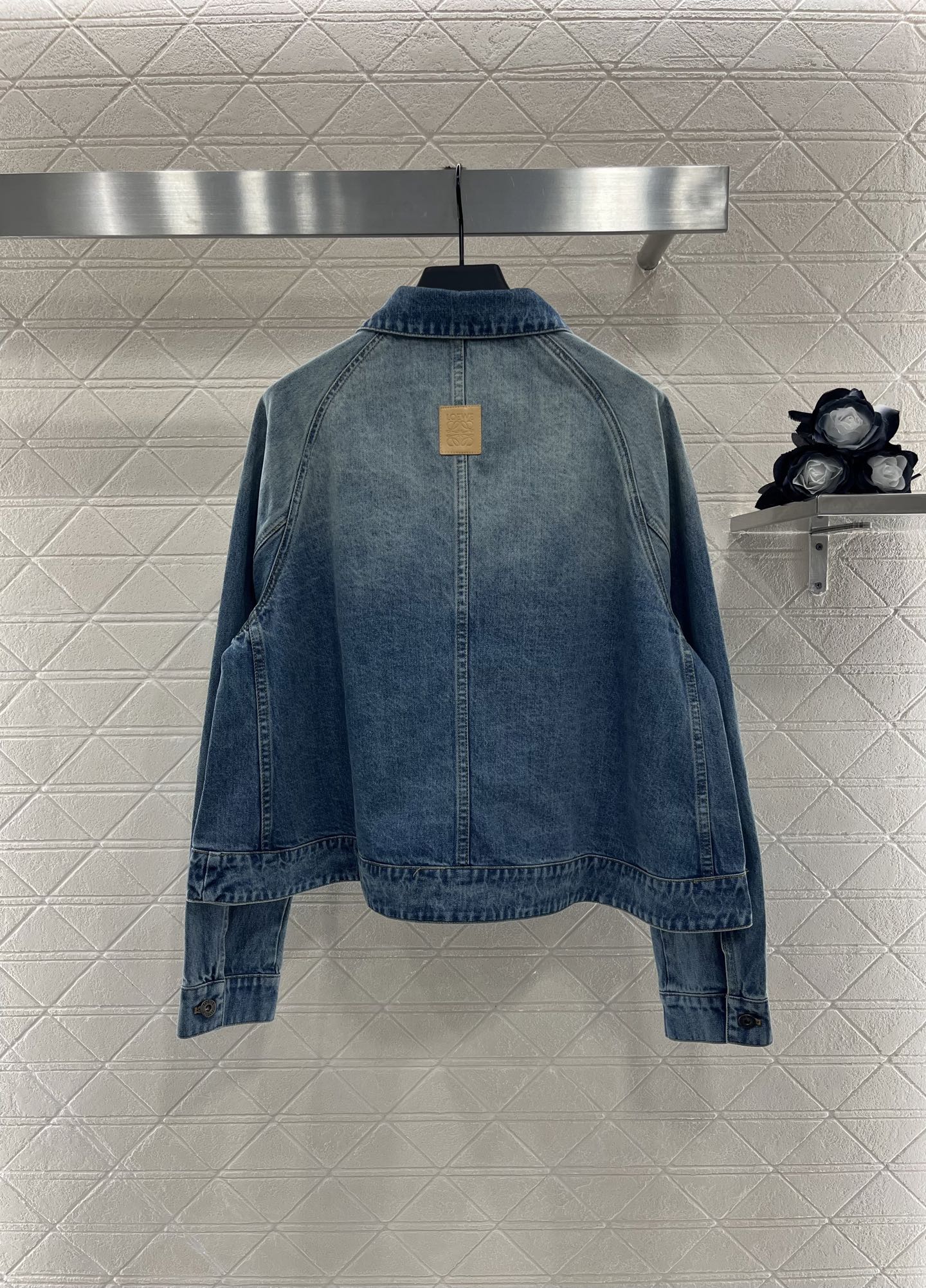 L*♥2025 new products Denim jacket and trousers set