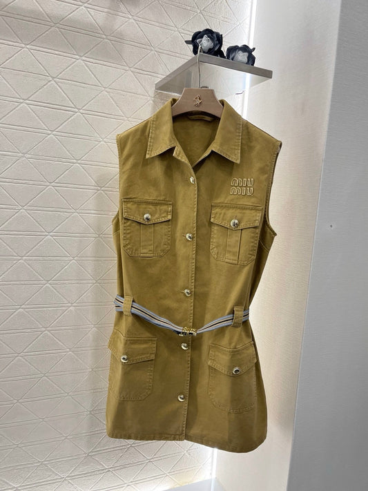 Mi*mi*♥2025 new products Belt vest skirt