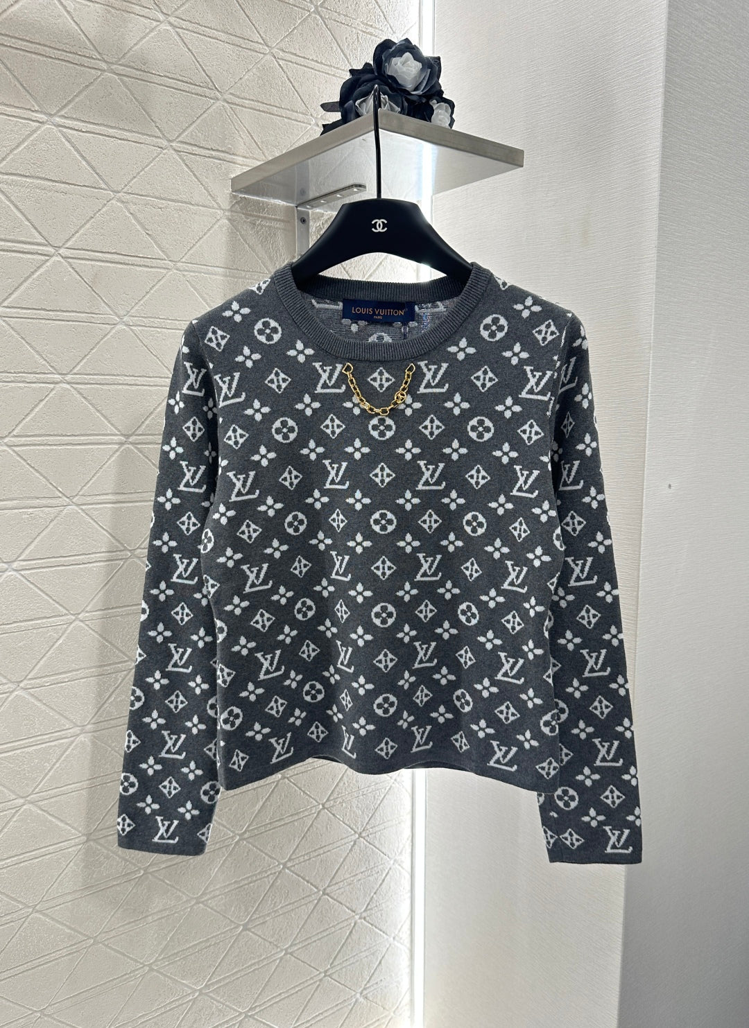 Louis*♥2025 new product Chain knitted long sleeves
