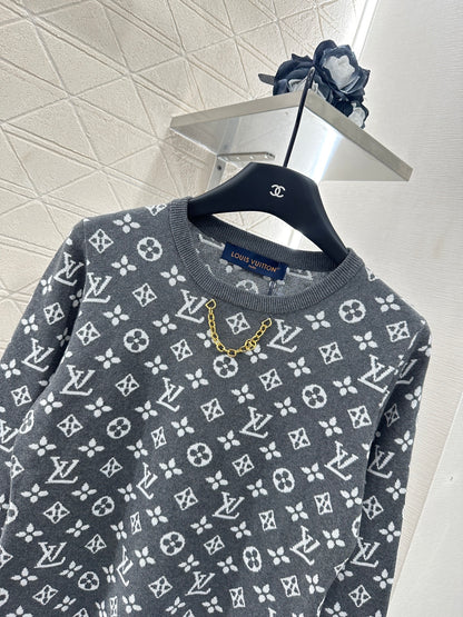 Louis*♥2025 new product Chain knitted long sleeves