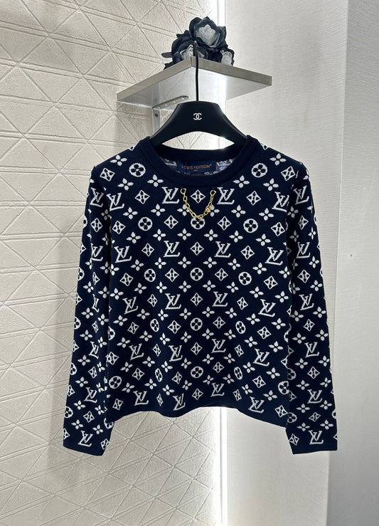 Louis*♥2025 new product Chain knitted long sleeves
