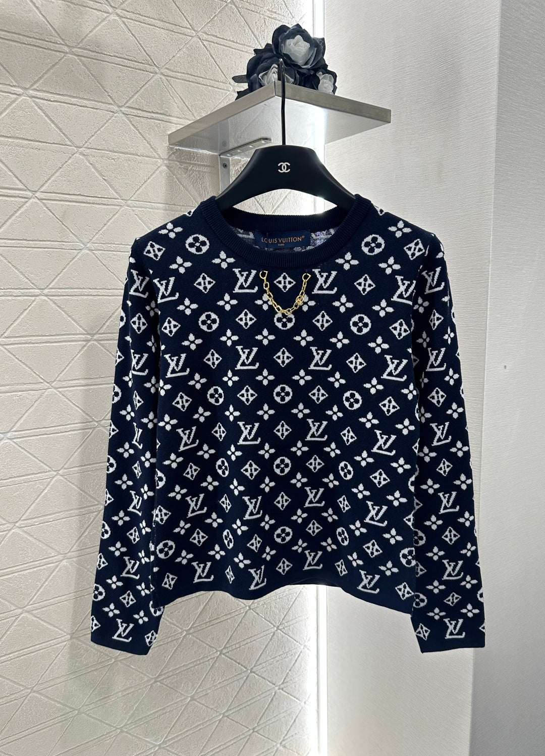 Louis*♥2025 new product Chain knitted long sleeves