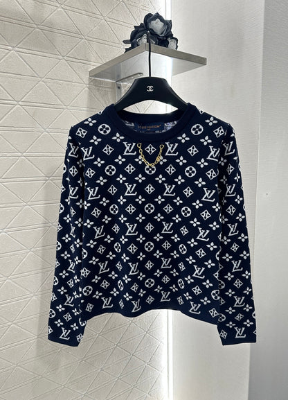 Louis*♥2025 new product Chain knitted long sleeves