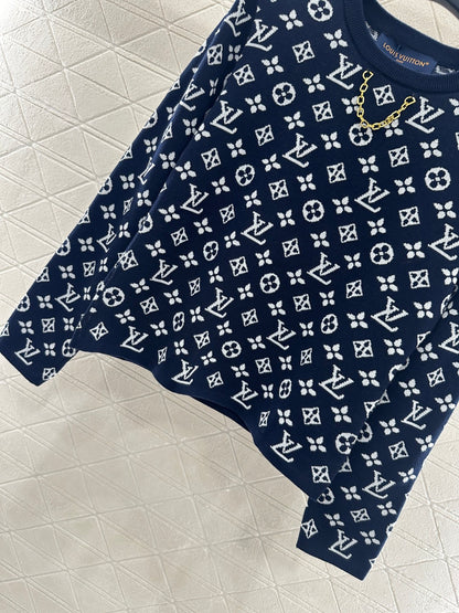 Louis*♥2025 new product Chain knitted long sleeves