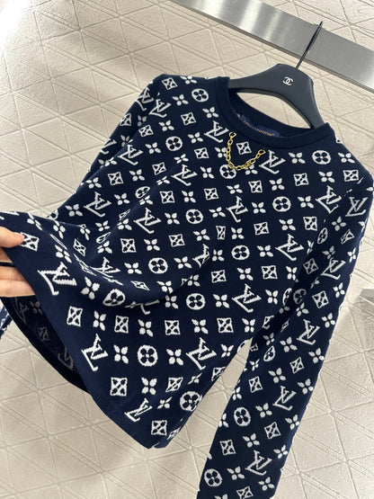 Louis*♥2025 new product Chain knitted long sleeves