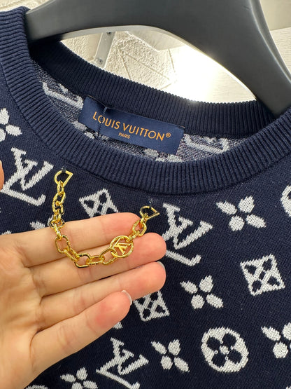Louis*♥2025 new product Chain knitted long sleeves