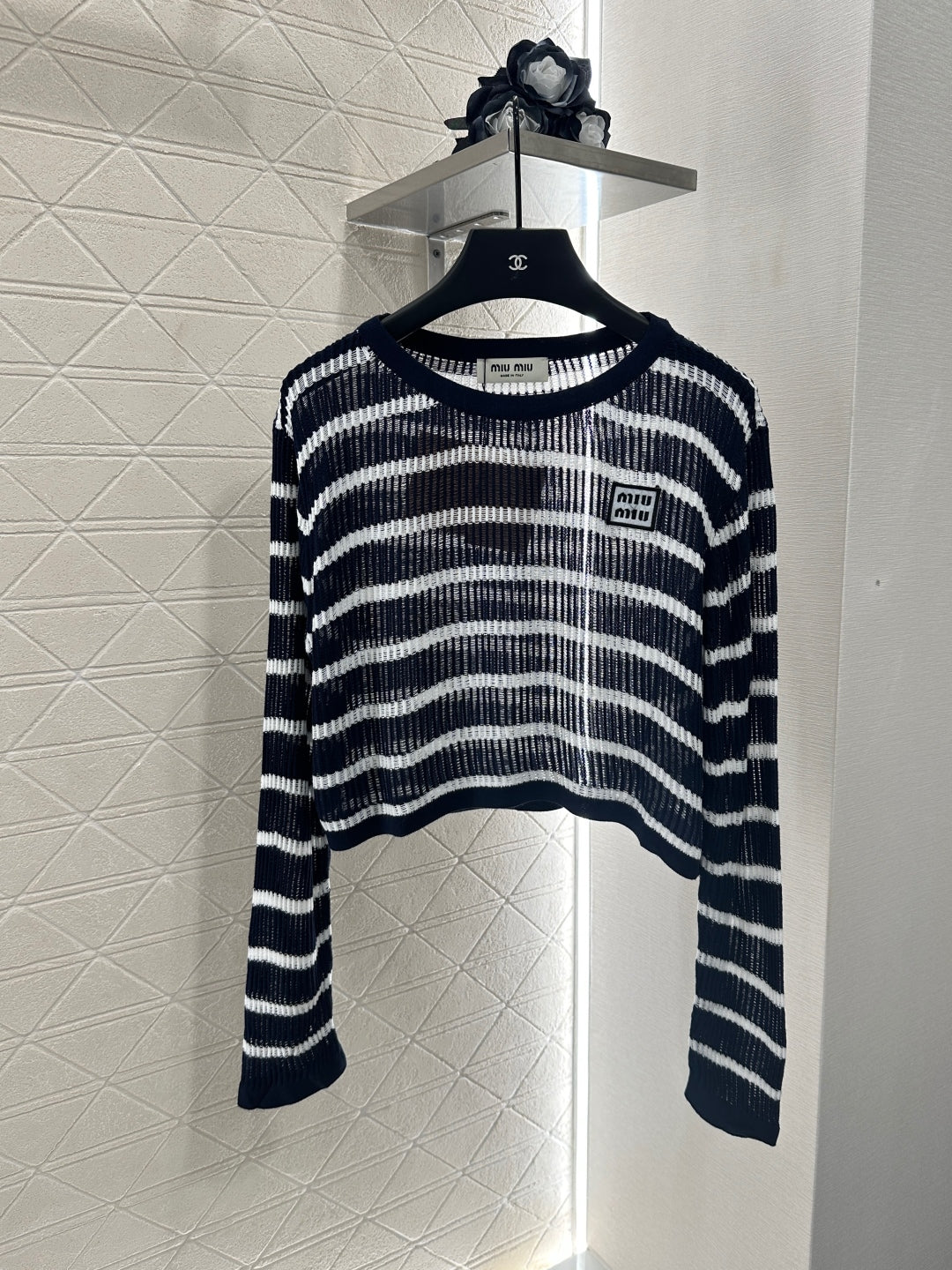 Mi*mi*♥2025 new product Knitted long-sleeved top