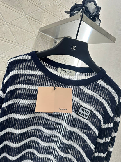 Mi*mi*♥2025 new product Knitted long-sleeved top