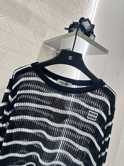 Mi*mi*♥2025 new product Knitted long-sleeved top
