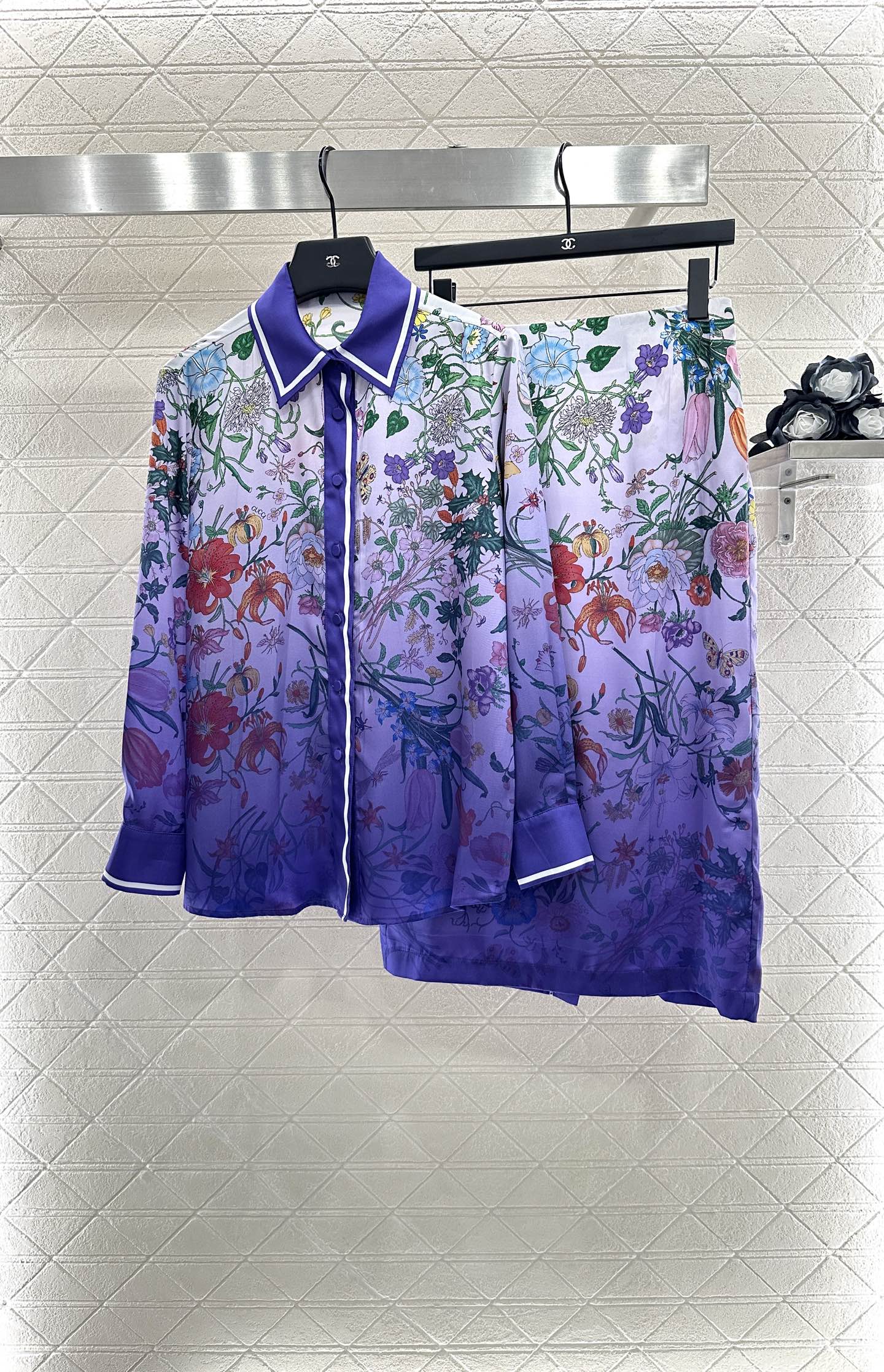 G*♥2025 New Work Long-sleeved shirt and skirt set