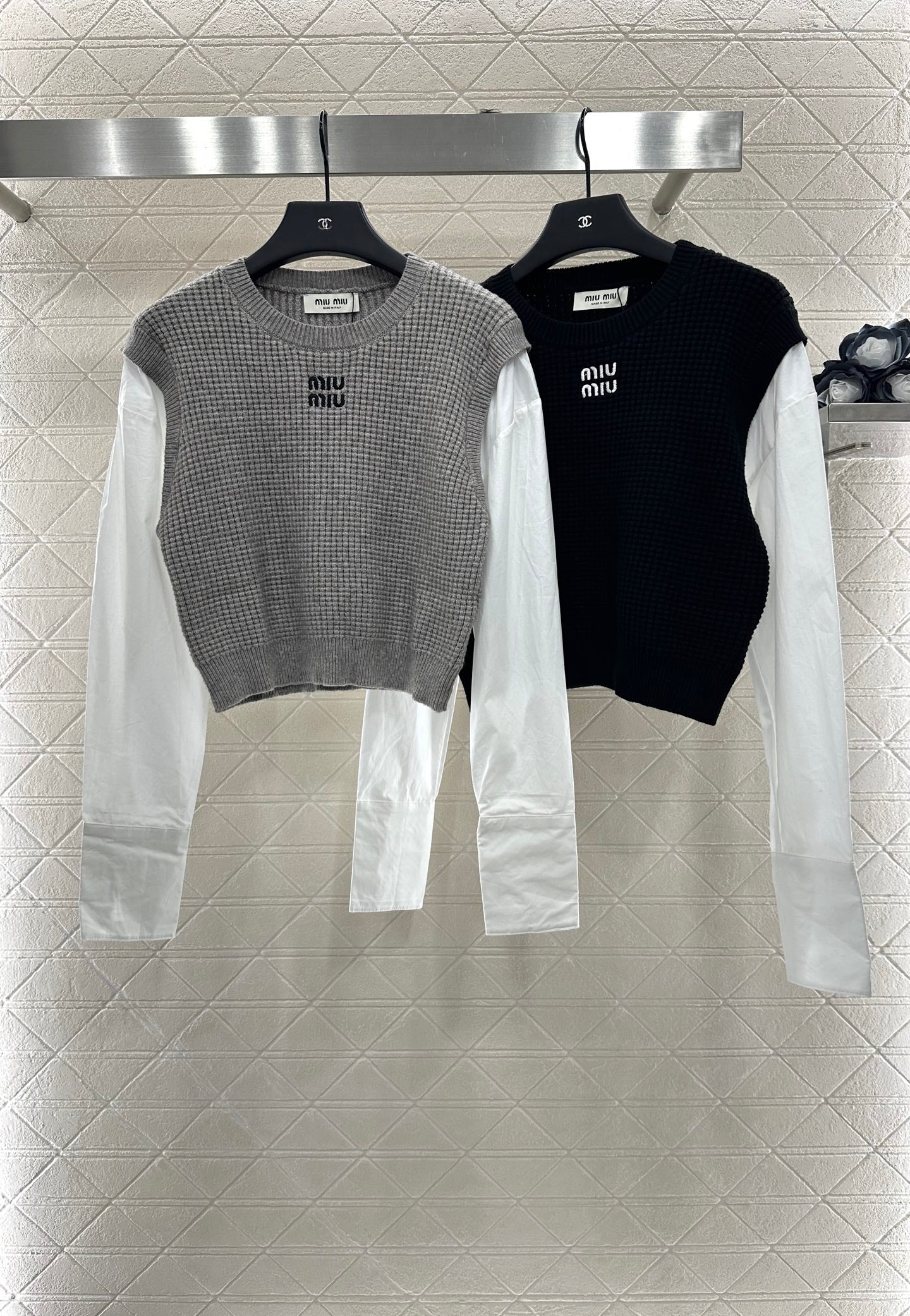 Mimi*♥2025 New Arrival Knitted long-sleeved top